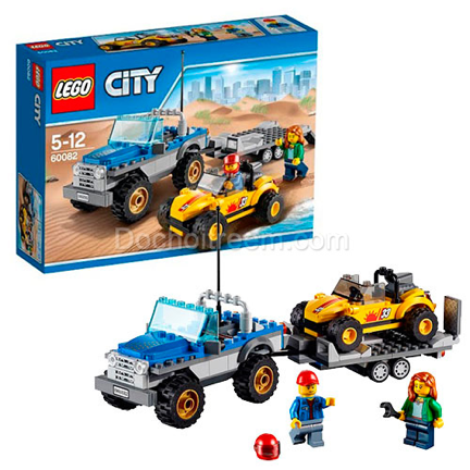 2. do choi Lego City Xe dua dia hinh 60082 - Đồ chơi Lắp ráp Lego đồ chơi phát triển trí thông minh cho trẻ