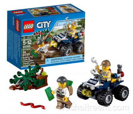 3. do choi Lego Creator Sieu xe dia hinh 60065 - Đồ chơi Lắp ráp Lego đồ chơi phát triển trí thông minh cho trẻ