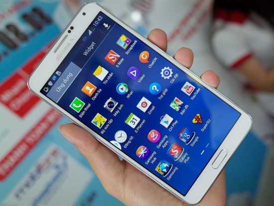 Galaxy Note III Docomo 550x413 - Những chiếc smartphone xách tay được "lùng sục" nhiều nhất năm 2014