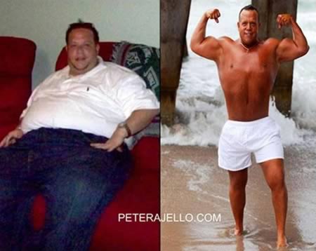 Peter Ajello - 10 tấm gương về phương pháp giảm cân