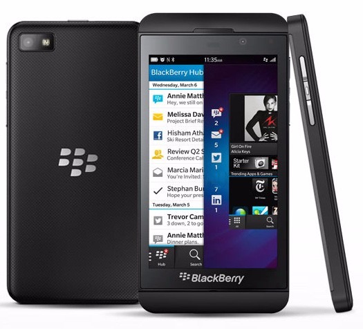 blackberry z10 - Những chiếc smartphone xách tay được "lùng sục" nhiều nhất năm 2014