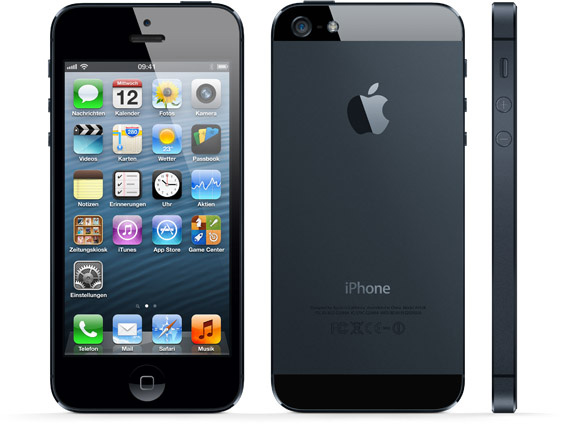 iphone 5 1 - Top 5 smartphone đẹp nhất năm 2012