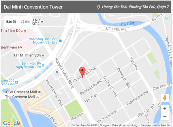 vi tri dai minh convention tower - Khu cao ốc văn phòng Đại Minh Convention Tower – Quận 7