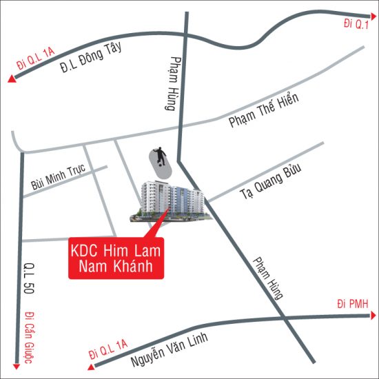 Vi tri Him Lam Nam Khanh 550x550 - Dự án căn hộ Him Lam Nam Khánh - Quận 8
