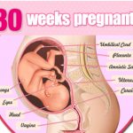 mang thai tuan thu 30 150x150 - Những tư thế nằm mẹ bầu nên tránh để không nguy hại đến thai nhi