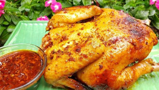 Thit ga nuong sa te 7 550x310 - Top 12 cách ướp gà nướng thơm ngon hấp dẫn cho cả gia đình